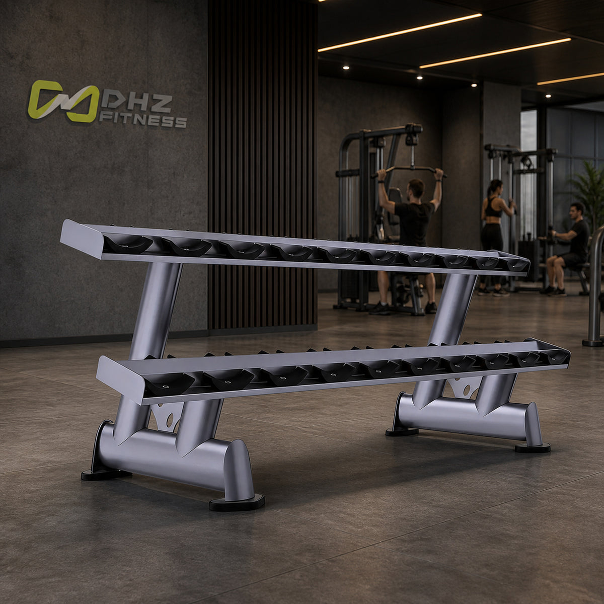 DHZ TITAN Extreme T943 Dumbbell Rack – Professioneller Kurzhantelständer – dumbbell rack kurzhantelstaender performance ambiente urban