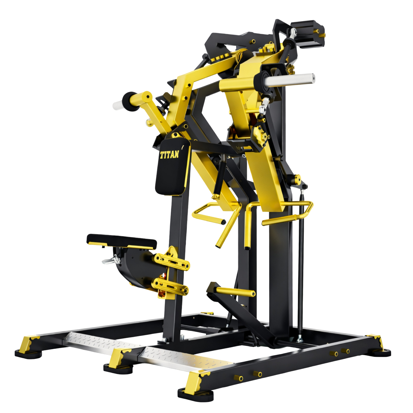 DHZ TITAN Mechanix Y925ZALow Row - Plate Loaded Rudergerät für Fitnessstudios und professionelles Rückentraining