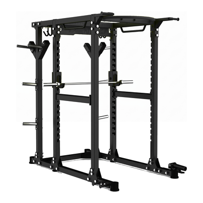 DHZ E6243 Multi Rack in Black Pearl und Piano Black – Hauptansicht auf weißem Hintergrund