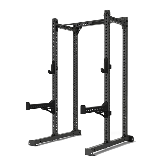 DHZ E6254P Half Rack Combi in Black Pearl und Piano Black – Hauptansicht auf weißem Hintergrund
