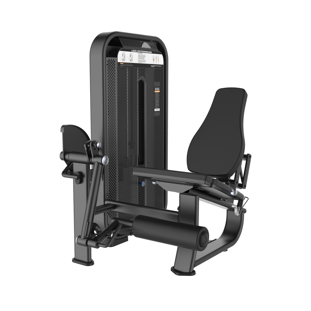 DHZ E7002 Leg Extension Hauptansicht in Black Pearl und Piano Black