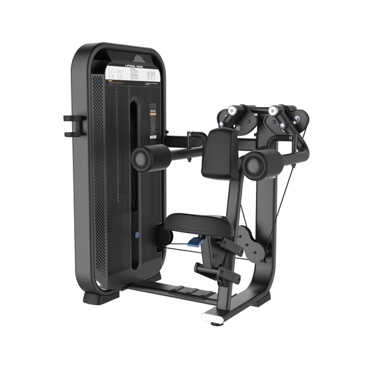 DHZ E7005 Lateral Raise Hauptansicht in Black Pearl und Piano Black