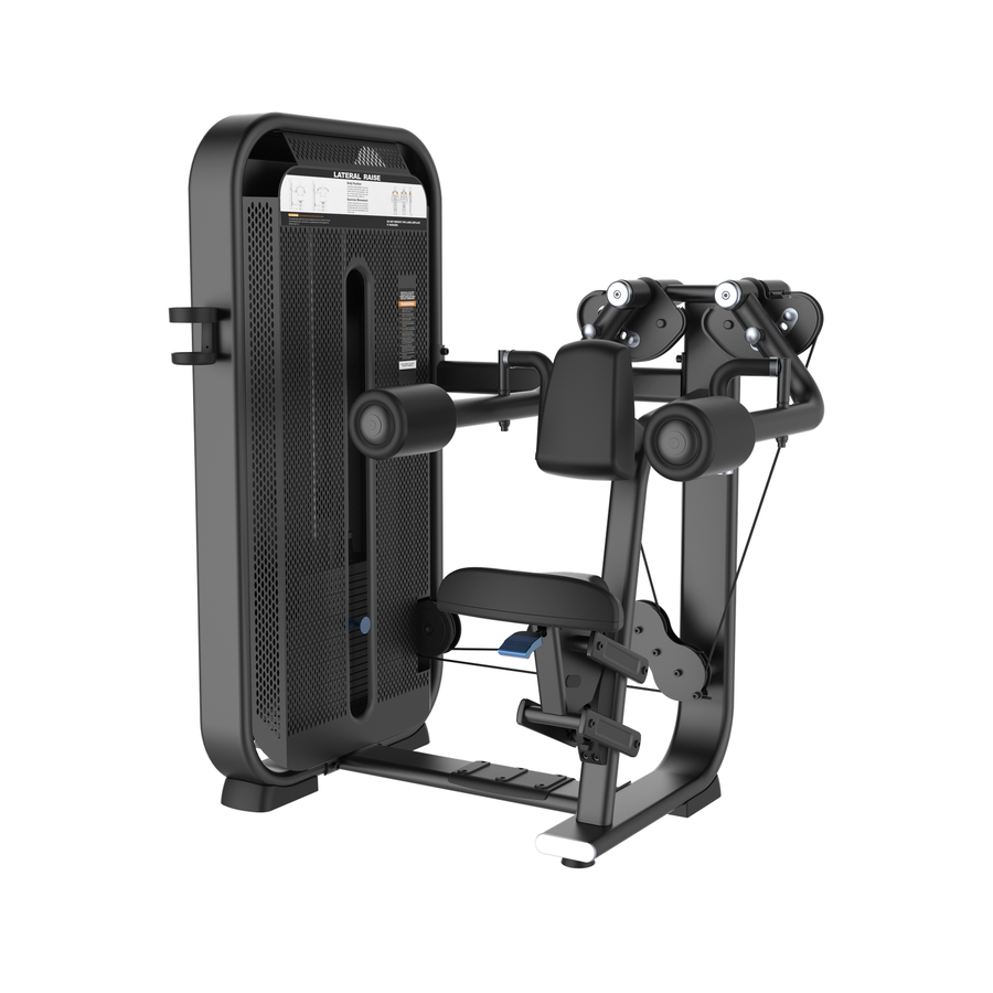DHZ E7005 Lateral Raise Hauptansicht in Black Pearl und Piano Black