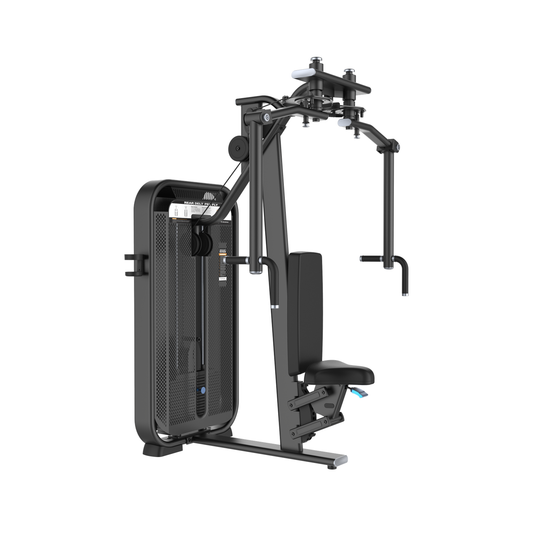 DHZ E7007 Rear Delt / Pec Fly Hauptansicht in Black Pearl und Schwarz