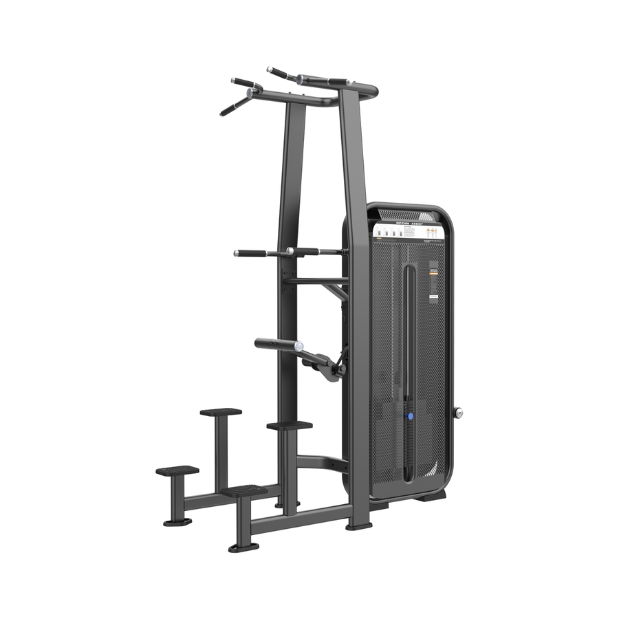 DHZ E7009 Dip Chin Assist Hauptansicht in Black Pearl und Schwarz