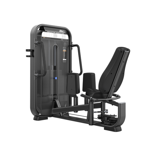 DHZ E7021 Abductor & Adductor Hauptansicht in Black Pearl und Schwarz