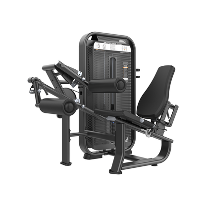 DHZ E7023 Seated Leg Curl Hauptansicht in Black Pearl und Schwarz