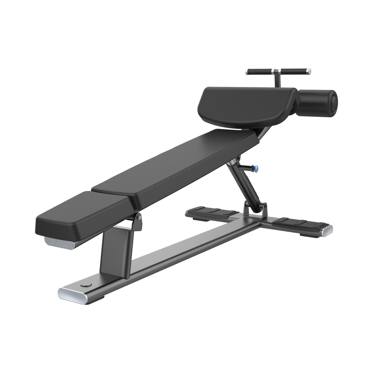 DHZ E7037 Decline Abdominal Bench Hauptansicht in Black Pearl und Schwarz