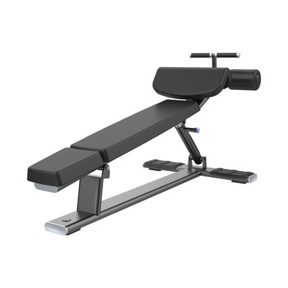 DHZ E7037 Decline Abdominal Bench Hauptansicht in Black Pearl und Schwarz