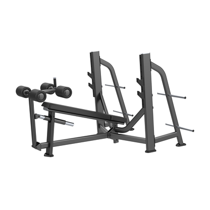 DHZ E7041 Olympic Bench Decline Hauptansicht in Black Pearl und Schwarz