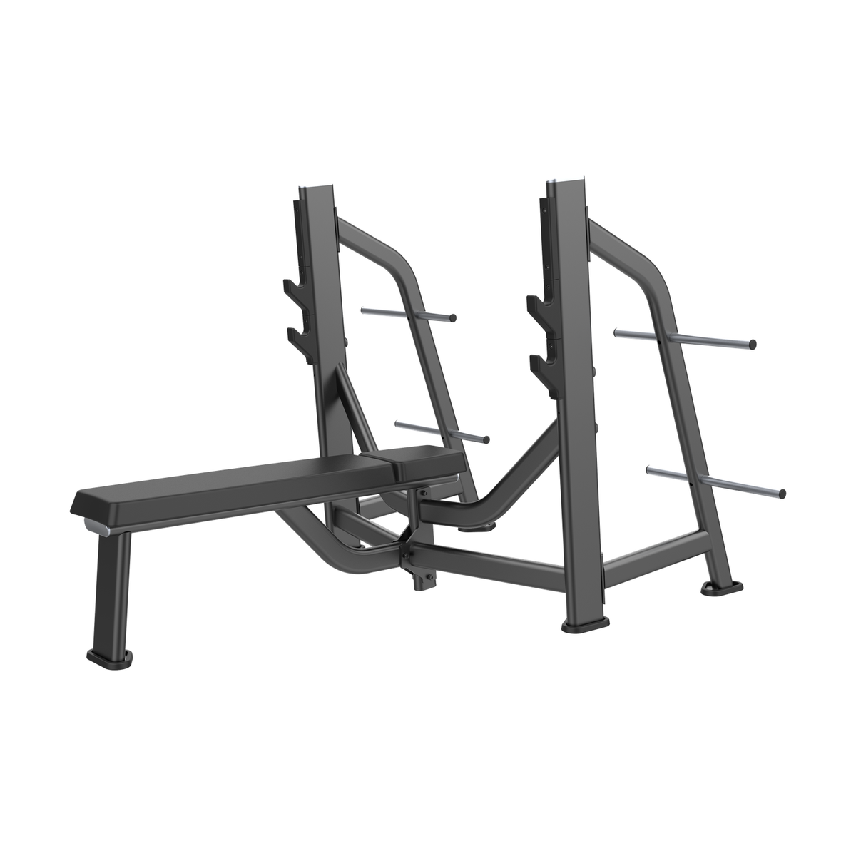 DHZ E7043 Olympic Bench Hauptansicht in Black Pearl und Schwarz