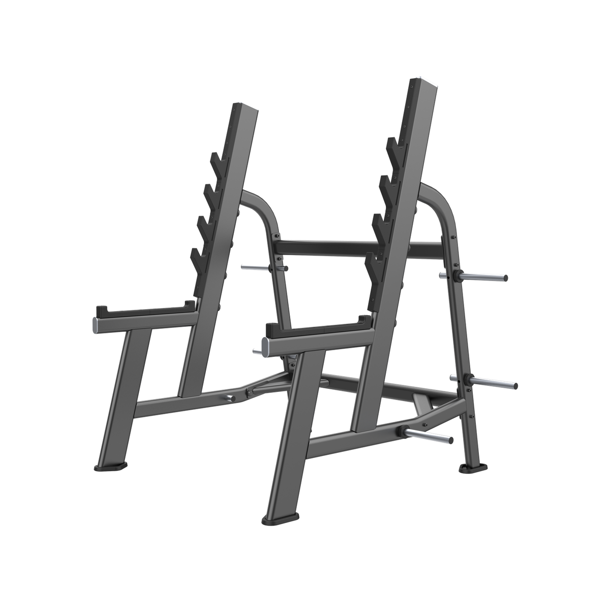 DHZ E7050 Squat Rack Hauptansicht in Black Pearl