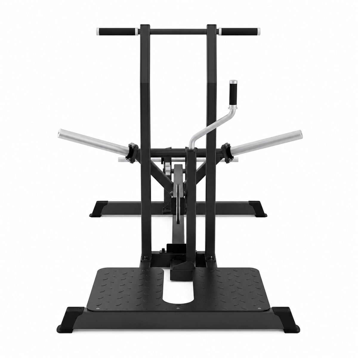 DHZ A607 Belt Squat – Frontansicht des professionellen Kraftgeräts – Fitnessstudio, Krafttraining und kommerzieller Studioeinsatz