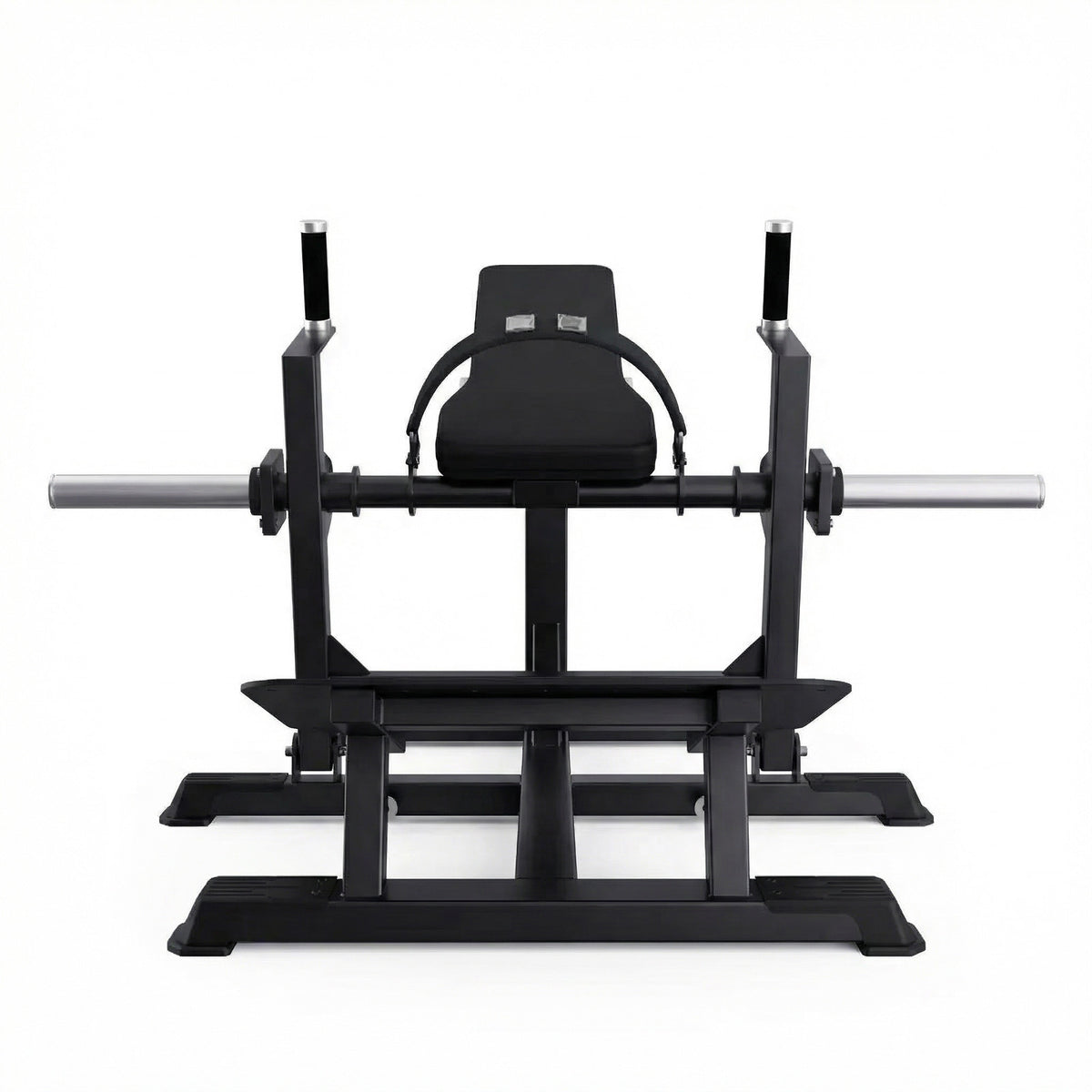DHZ A608 Belt Hip Thrust – Frontansicht des professionellen Kraftgeräts – Fitnessstudio, Krafttraining und kommerzieller Studioeinsatz