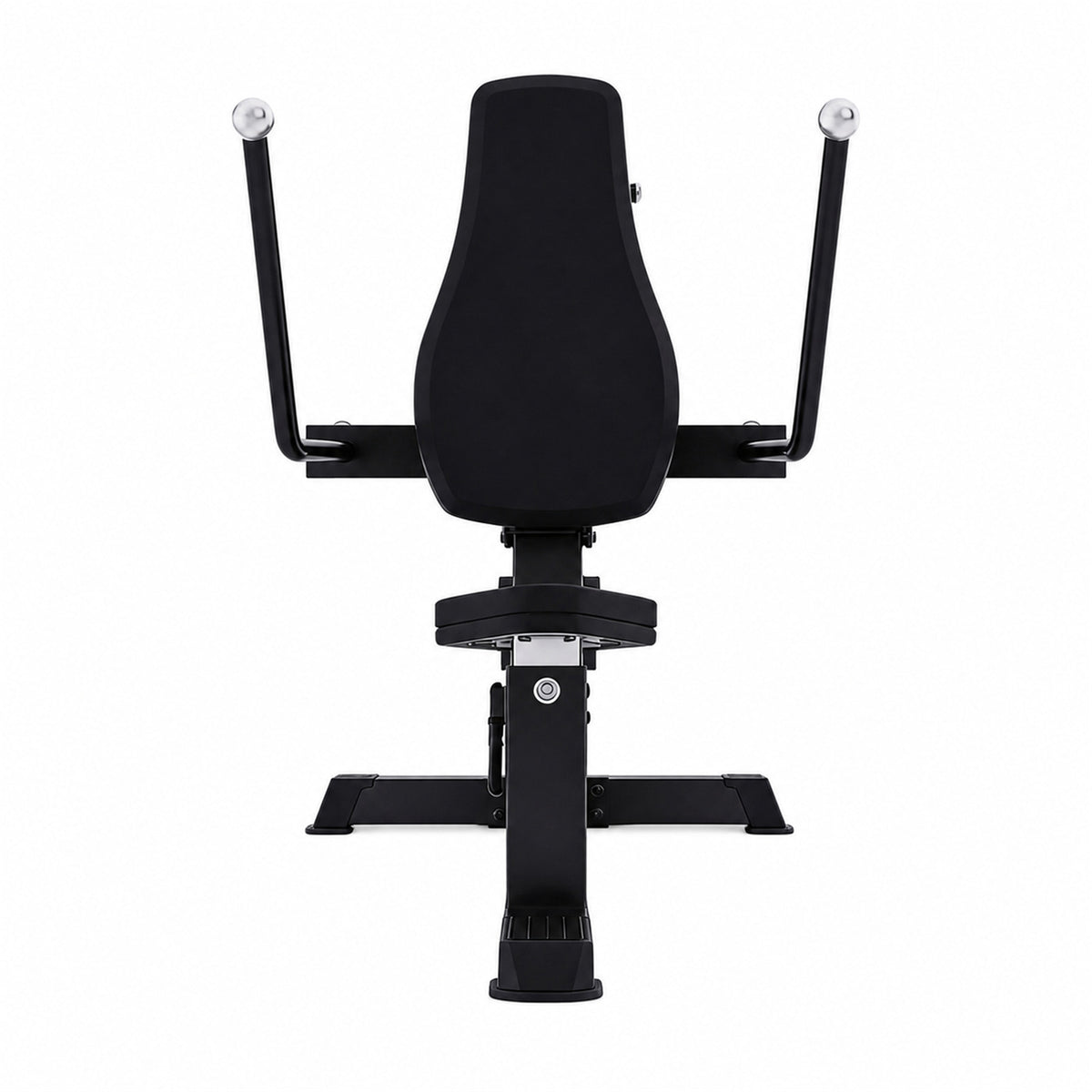 DHZ A614 Dual Triceps Extension Dip – Frontansicht des professionellen Kraftgeräts – Fitnessstudio, Krafttraining und kommerzieller Studioeinsatz