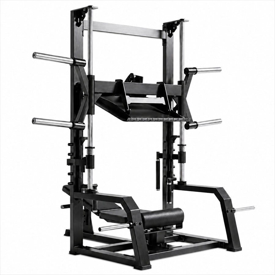 DHZ A616 Adjustable Vertical Leg Press – Professionelle Plate-Loaded Beinpresse – Hauptansicht
