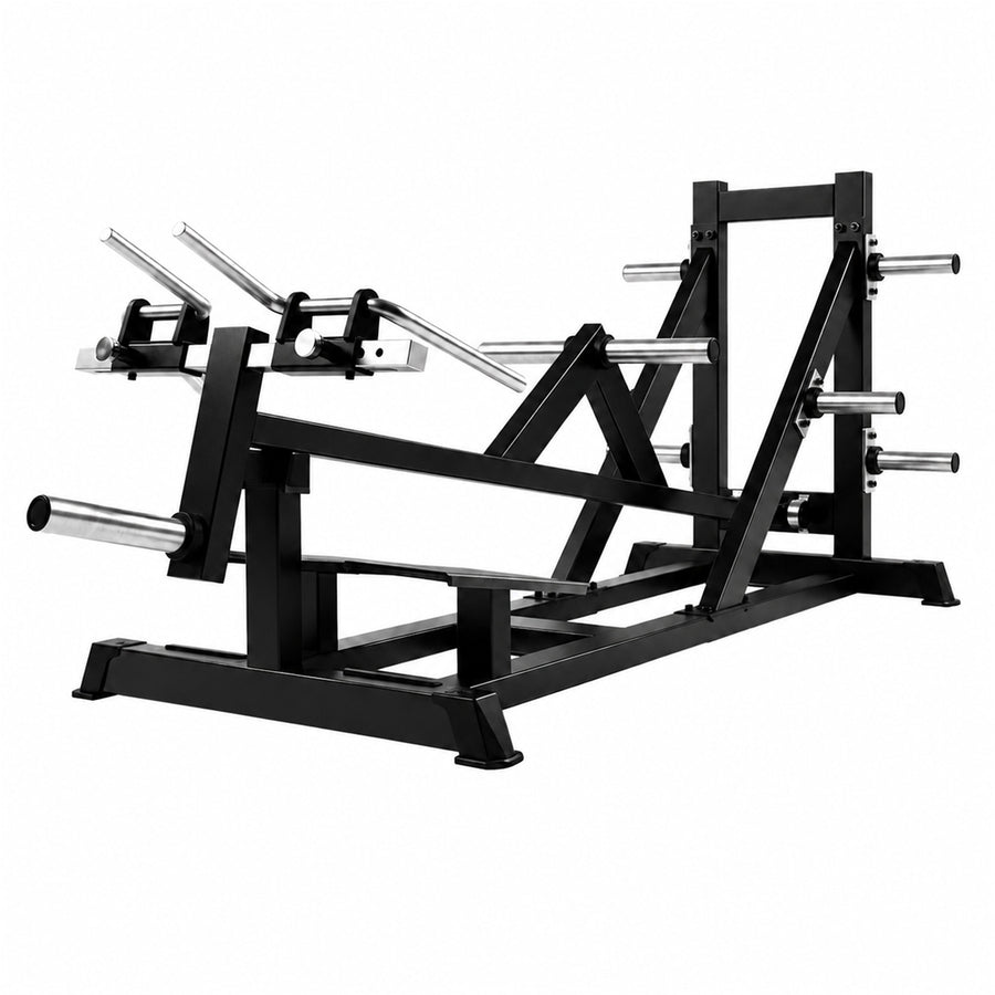 DHZ A617 Standing T-Bar Row – Hauptansicht des professionellen Fitnessgeräts – Fitnessstudio, Krafttraining und kommerzieller Studioeinsatz