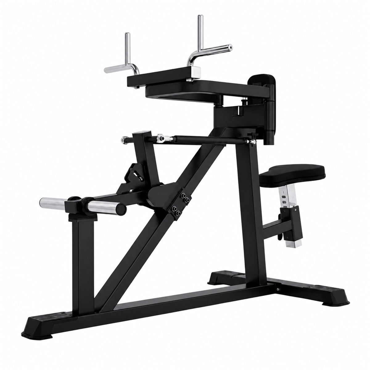 DHZ A618 Seated Deltoid Fly Plate-Loaded Reverse Fly Maschine – Hauptansicht des professionellen Fitnessgeräts – Fitnessstudio, Krafttraining und kommerzieller Studioeinsatz