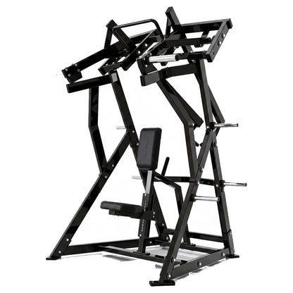 DHZ P-FORCE PM2004 Iso-Lateral D.Y. Row – Plate Loaded Iso-Laterale D.Y. Rudermaschine – schwarze Polster, Hauptansicht