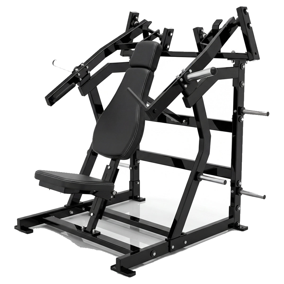 DHZ P-FORCE PM2013 Iso-Lateral Super Incline Press – Plate Loaded Iso-Laterale Super-Incline-Brustpresse – schwarze Polster, Hauptansicht
