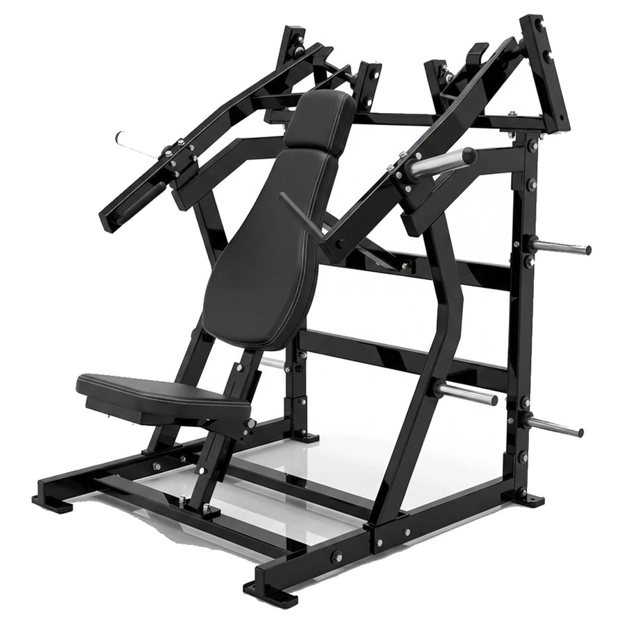 DHZ P-FORCE PM2013 Iso-Lateral Super Incline Press – Plate Loaded Iso-Laterale Super-Incline-Brustpresse – schwarze Polster, Hauptansicht