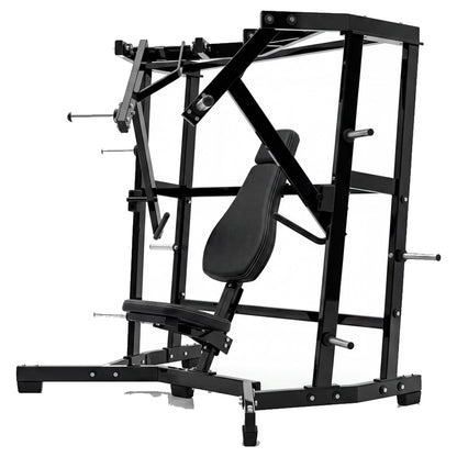DHZ P-FORCE PM2014 Iso-Lateral Wide Chest Press – Plate Loaded Iso-Laterale Wide-Chest-Brustpresse – schwarze Polster, Hauptansicht