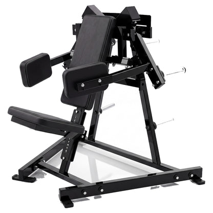 DHZ P-FORCE PM2016 Iso-Lateral Lateral Raise – Plate Loaded Iso-Laterale Seitheben-Maschine – schwarze Polster, Hauptansicht