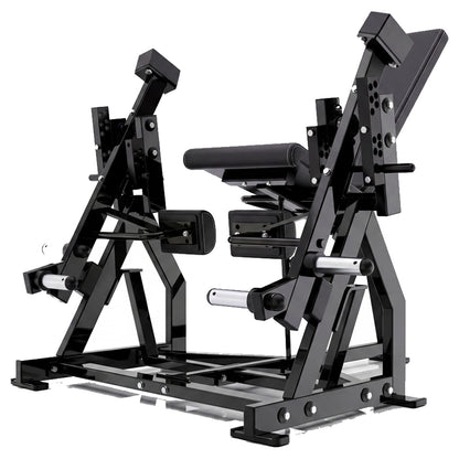 DHZ P-FORCE PM2022 Iso-Lateral Leg Extension – Plate Loaded Iso-Lateraler Beinstrecker – schwarze Polster, Hauptansicht