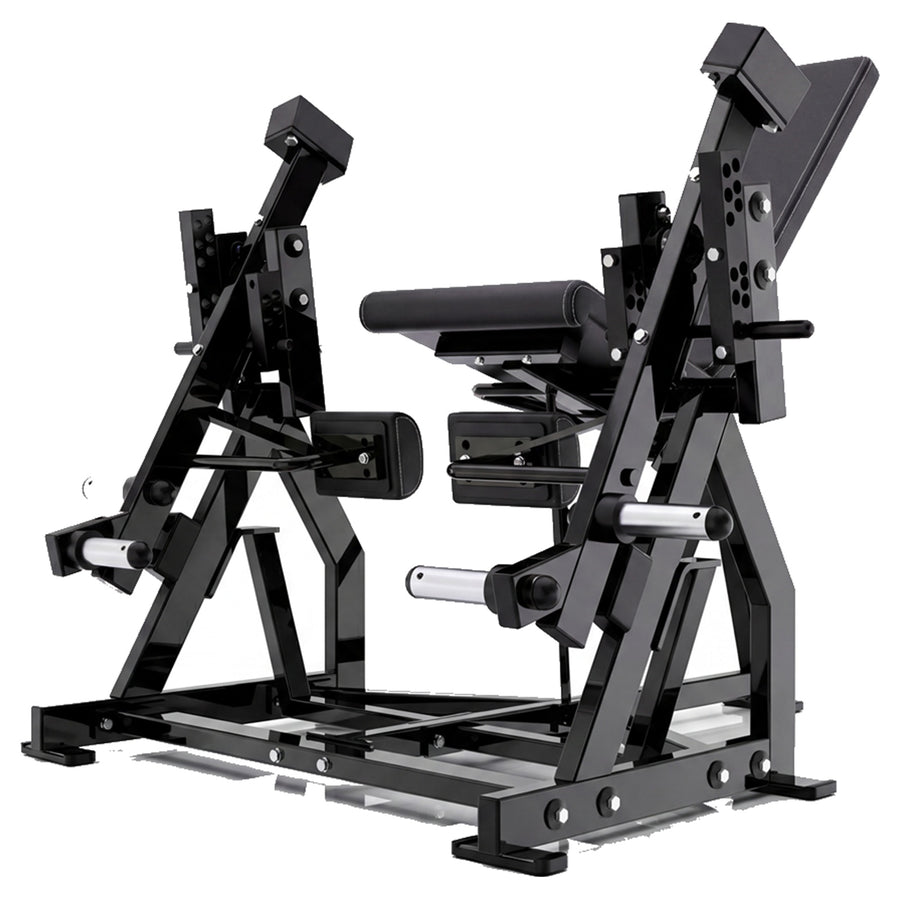 DHZ P-FORCE PM2022 Iso-Lateral Leg Extension – Plate Loaded Iso-Lateraler Beinstrecker – schwarze Polster, Hauptansicht
