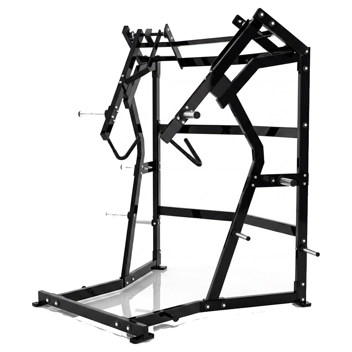DHZ P-FORCE PM2028 Ground Base Jammer – Plate Loaded Ground Base Jammer – schwarze Polster, Hauptansicht