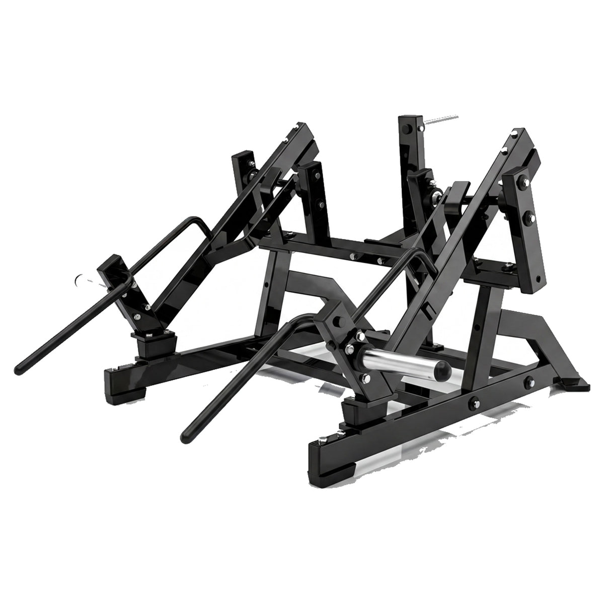 DHZ P-FORCE PM2029 Squat High Pull – Plate Loaded Squat-High-Pull-Maschine – schwarze Polster, Hauptansicht