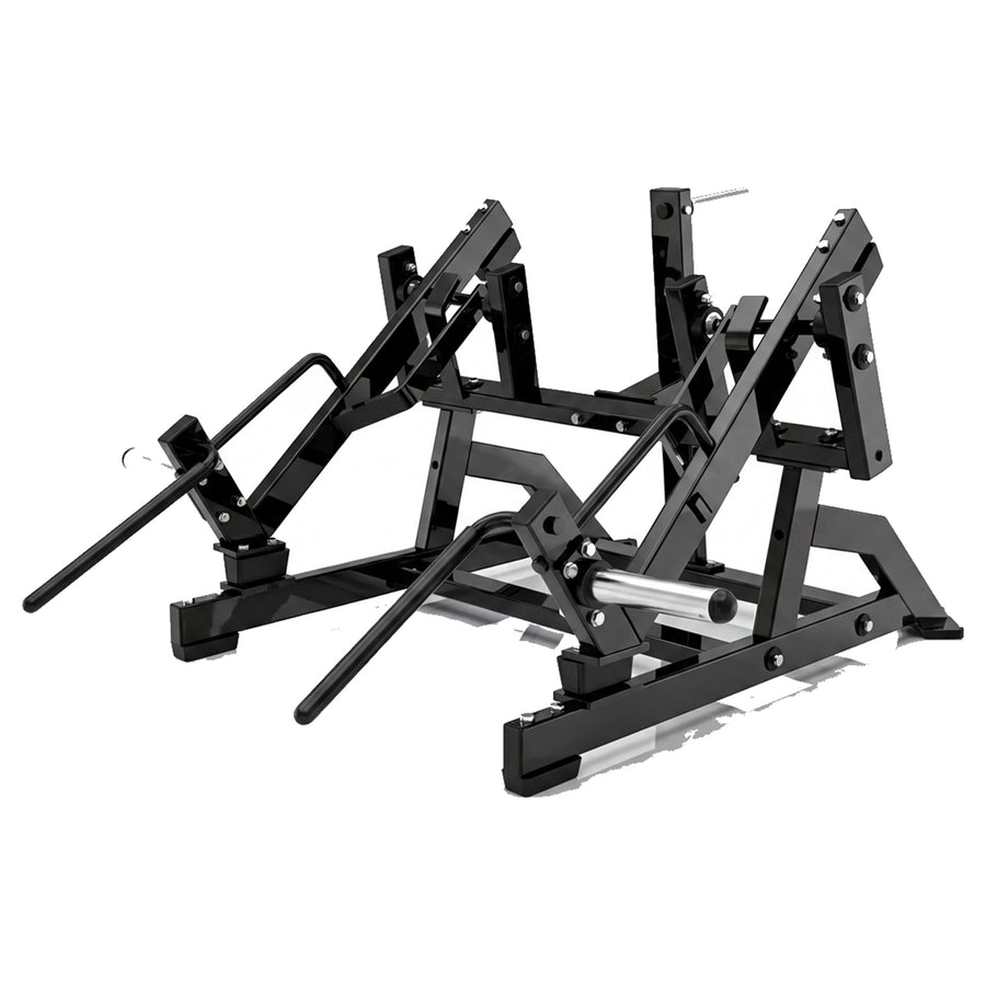 DHZ P-FORCE PM2029 Squat High Pull – Plate Loaded Squat-High-Pull-Maschine – schwarze Polster, Hauptansicht
