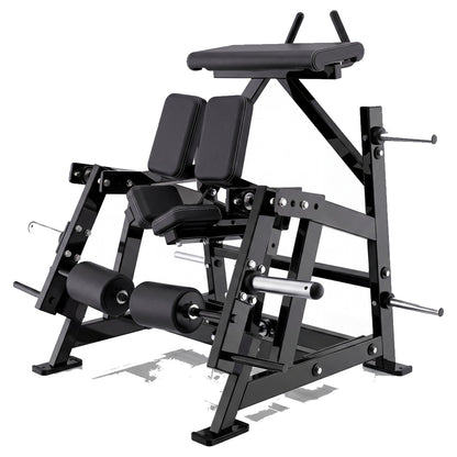 DHZ P-FORCE PM2031 Iso-Lateral Kneeling Leg Curl – Plate Loaded Iso-Lateraler kniender Beinbeuger – schwarze Polster, Hauptansicht