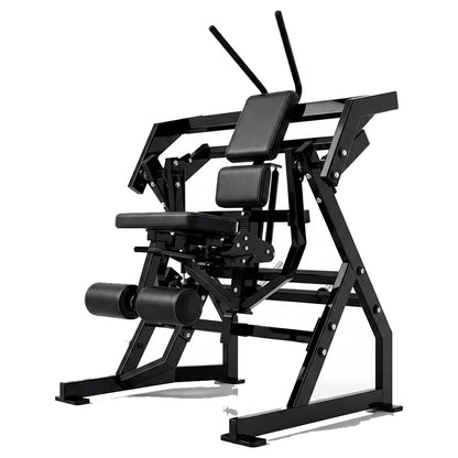 DHZ P-FORCE PM2035 Abdominal Oblique Crunch – Plate Loaded Bauch- und Rotationsmaschine – schwarze Polster, Hauptansicht