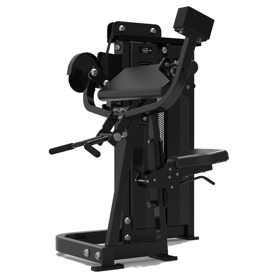 DHZ S-FORCE SM5030 Camber Curl – Gewichtsblock Bizepsmaschine – schwarze Polster, Hauptansicht