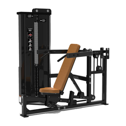 DHZ S-FORCE SM5084 Dual Chest & Shoulder Press – chest press a shoulder press v jednom pro fitness centra