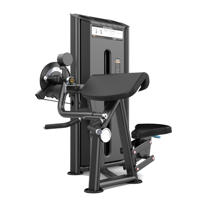 DHZ U2087 Camber Curl & Triceps Hauptansicht in Black Pearl mit schwarzer Polsterung