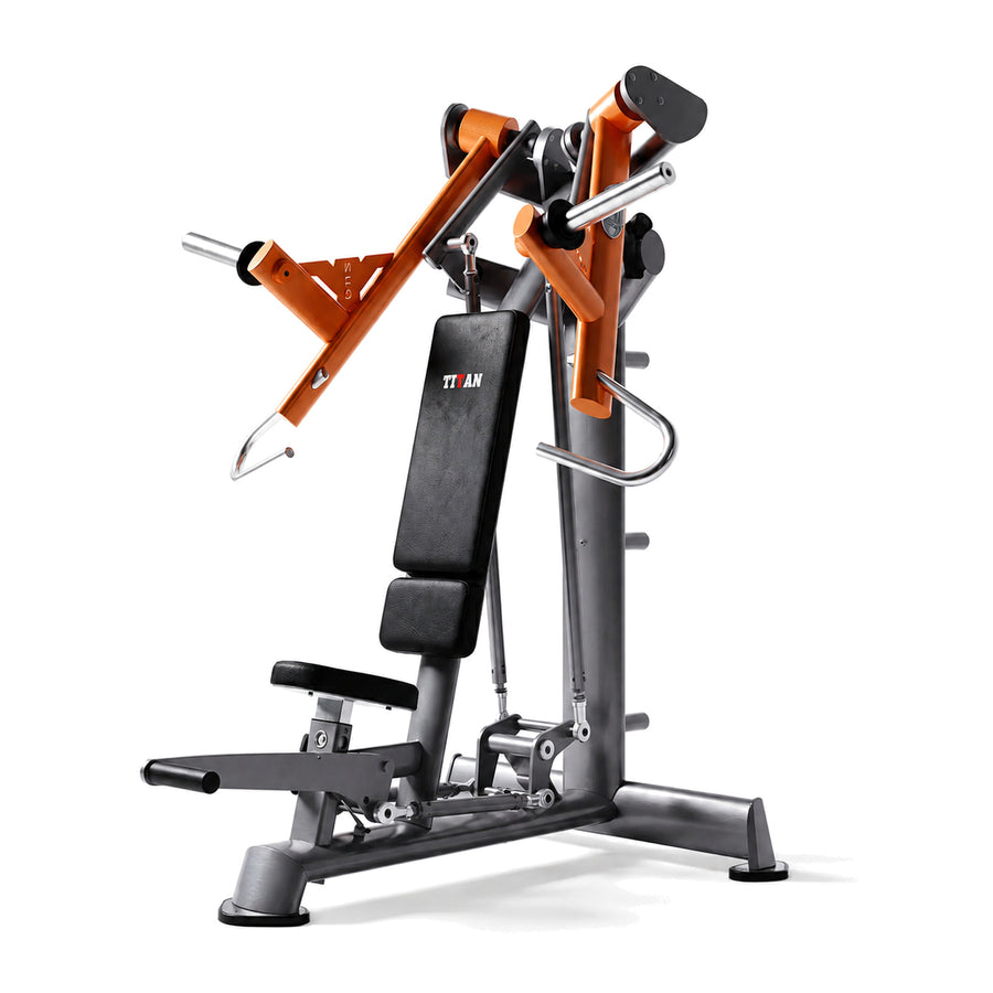 DHZ TITAN Extreme T903 Super Incline Wide Chest Press – Schrägbank – super incline wide chest press obere brust hauptansicht