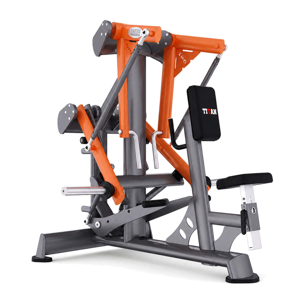 DHZ TITAN Extreme T904 Super Low Row Rudermaschine für oberen Rückenaufbau – super low row rueckentraining hauptansicht