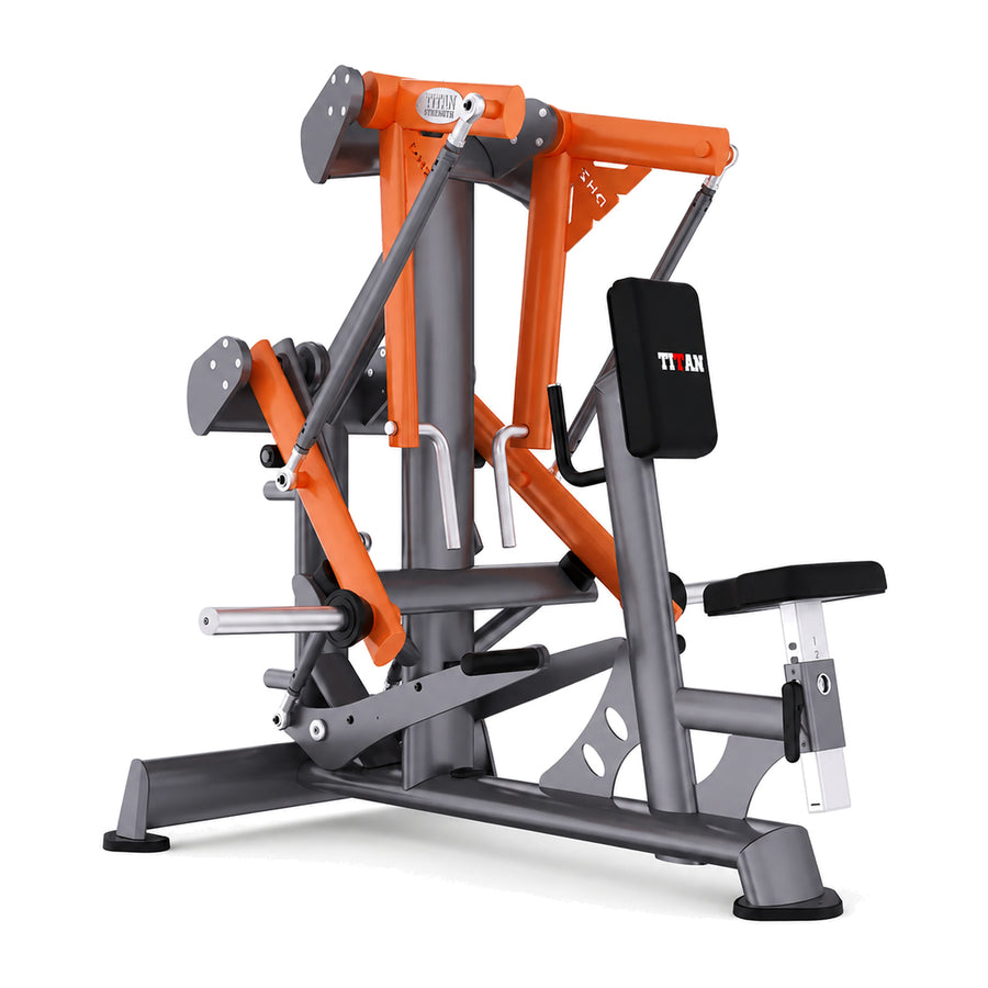 DHZ TITAN Extreme T904 Super Low Row Rudermaschine für oberen Rückenaufbau – super low row rueckentraining hauptansicht