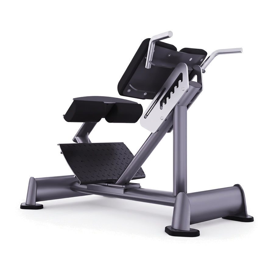 DHZ TITAN Extreme T935 Back Extension – Professionelle Hyperextension Bank für das Rückenstreckertraining – back extension hyperextension bank hauptansicht