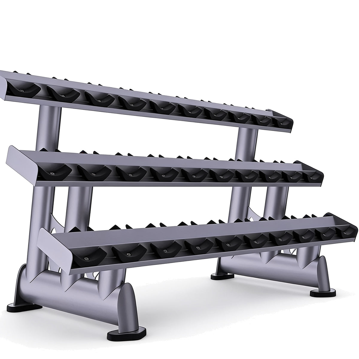 DHZ TITAN Extreme T944 3-Tier Dumbbell Rack – Kurzhantelständer – 3 tier dumbbell rack hauptansicht