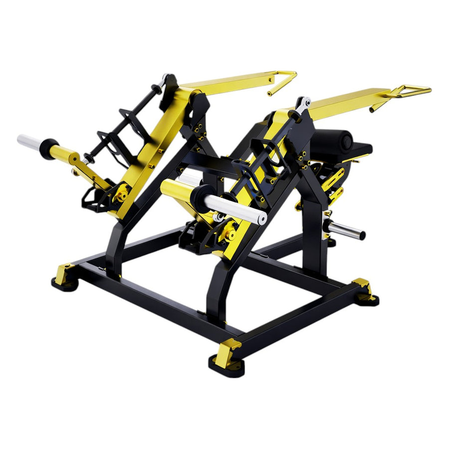 DHZ TITAN Mechanix Y965ZA Seated Dip - Plate Loaded Dip Machine für Trizeps- und Brusttraining – seated dip schwarz gold hauptansicht