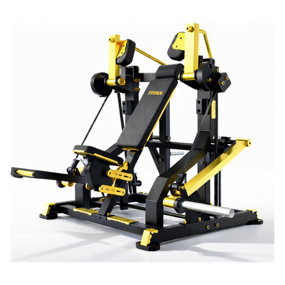 DHZ TITAN Mechanix Y983ZA Pull Over - Plate Loaded Gerät für Rücken- und Brusttraining – pull over schwarz gold hauptansicht