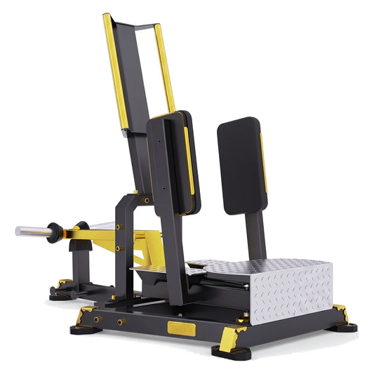 DHZ TITAN Mechanix Y985ZA Standing Abductor – Plate Loaded Abduktorenmaschine – dhz titan mechanix y985za standing abductor schwarz gold hauptansicht 