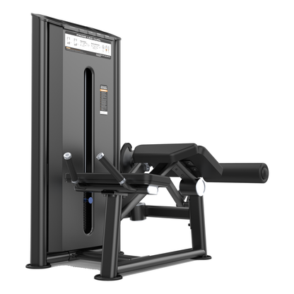 DHZ U2001 Prone Leg Curl Hauptansicht in Black Pearl und Schwarz