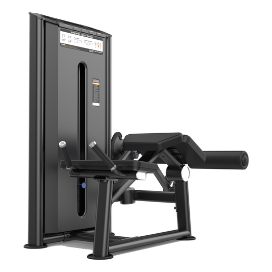 DHZ U2001 Prone Leg Curl Hauptansicht in Black Pearl und Schwarz