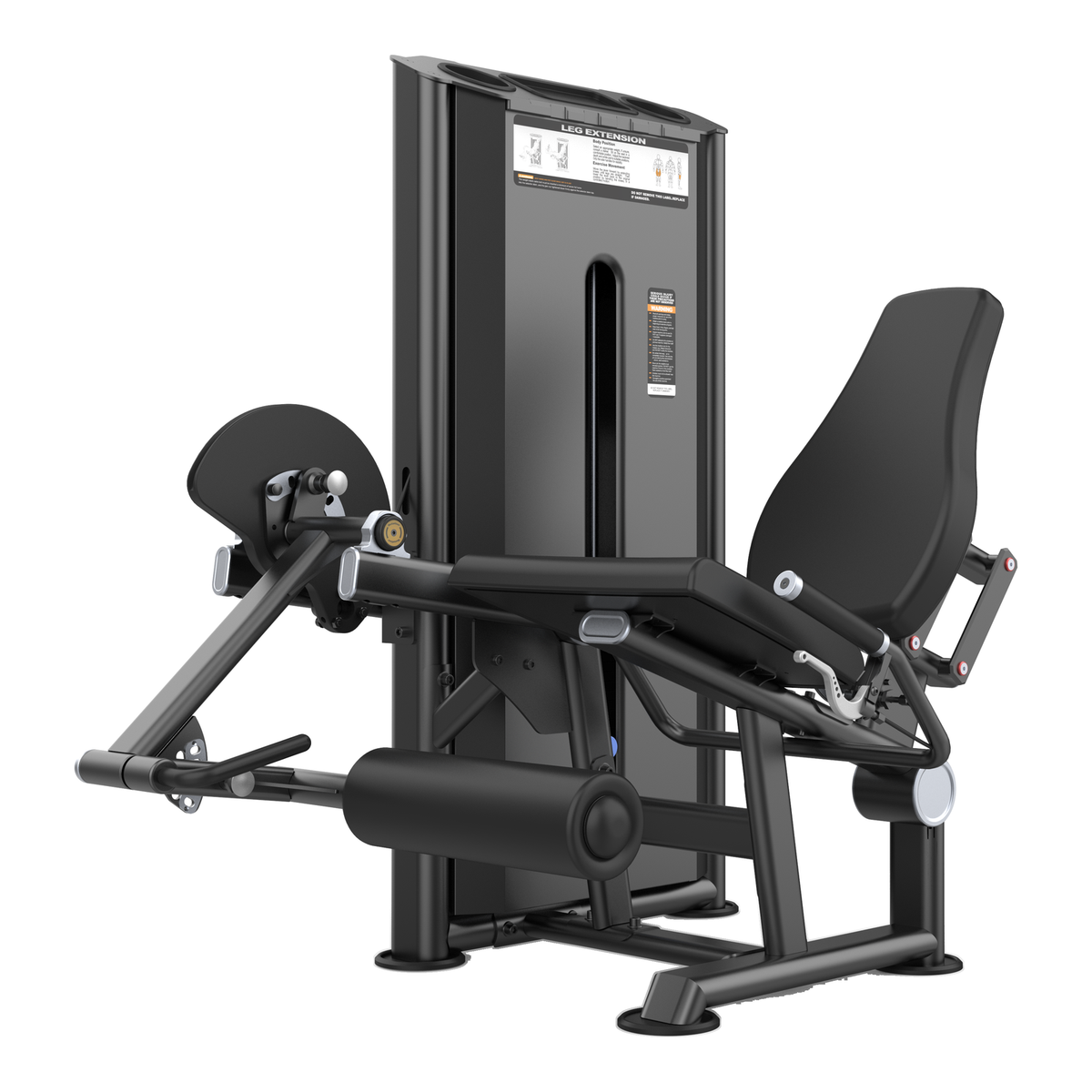 DHZ U2002 Leg Extension Hauptansicht in Black Pearl und Schwarz