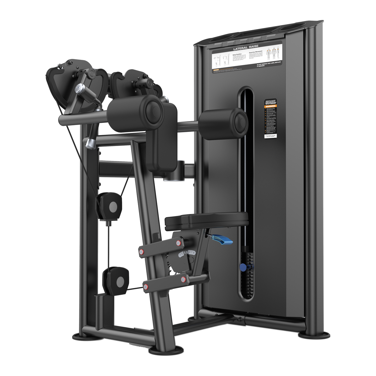 DHZ U2005 Lateral Raise Hauptansicht in Black Pearl und Schwarz