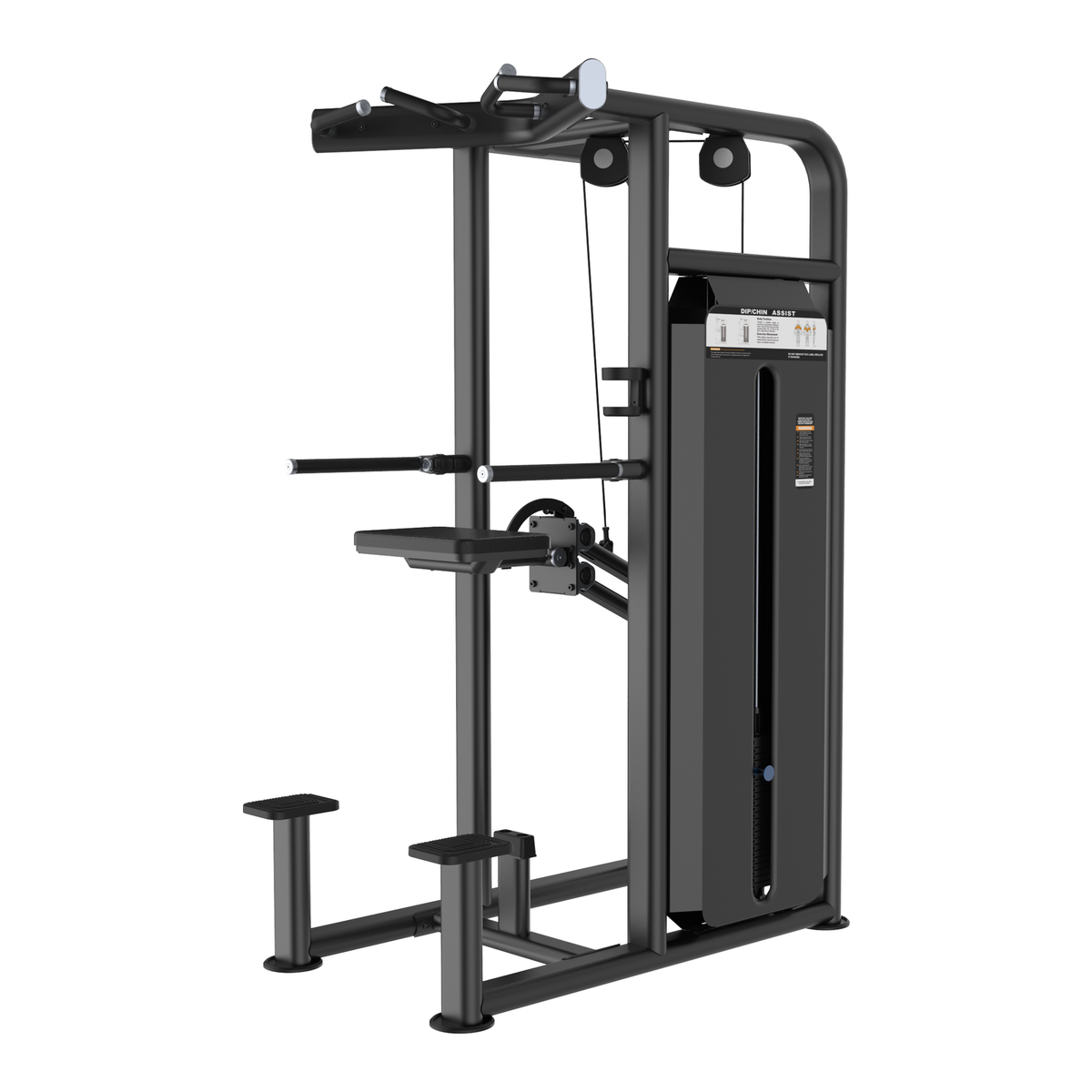 DHZ U2009 Dip Chin Assist Hauptansicht in Black Pearl und Schwarz